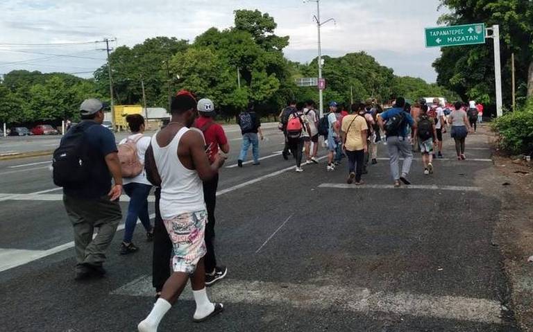 La novena caravana migrante del mes sale de Tapachula Chiapas